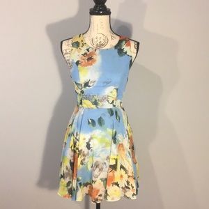 Cute and Fun Colorful Floral Summer Dress